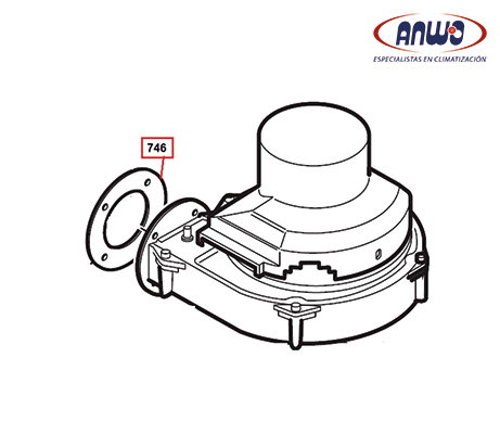 EMPAQUET.VENTURI LUNA HT 1.650 / 1.850 / 1.1000
